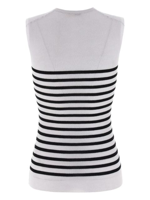 KHAITE striped sleeveless top - White - zdjęcie produktu nr 2