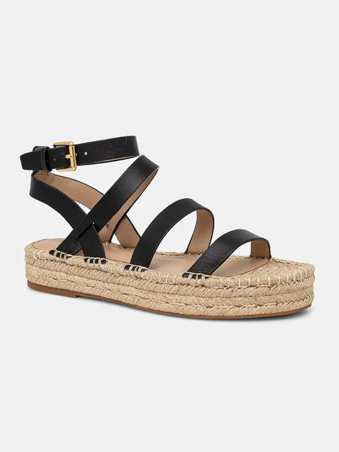 Lauren Ralph Lauren espadryle skórzane Polly Gldtr - zdjęcie produktu nr 1