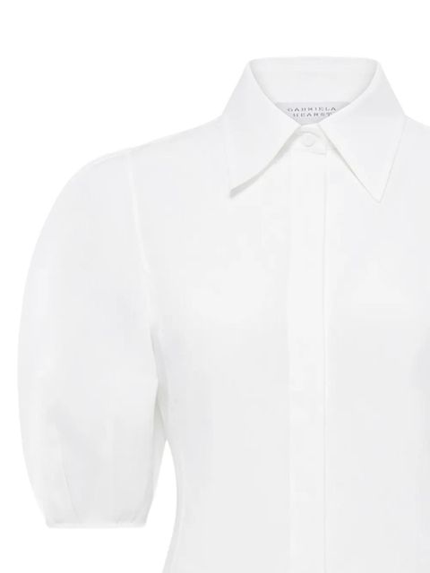 Gabriela Hearst Sansi puff-sleeve shirt - White