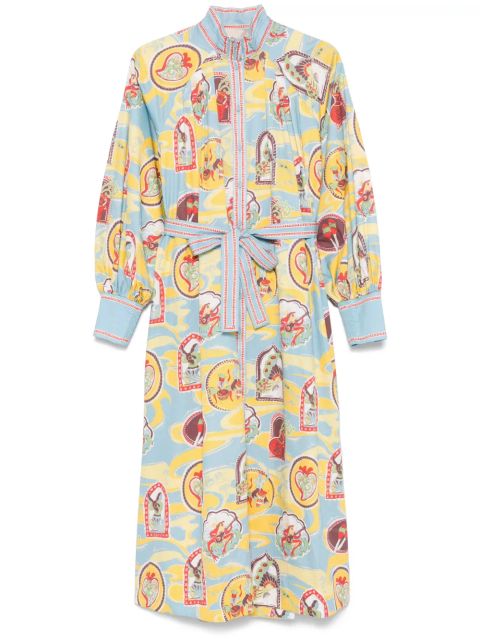 ALEMAIS Emilio midi dress - Blue