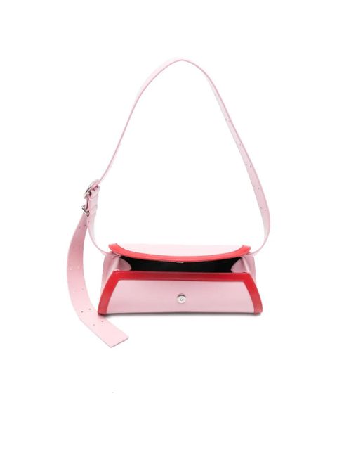 Jil Sander Cannolo bicolour shoulder bag - Pink