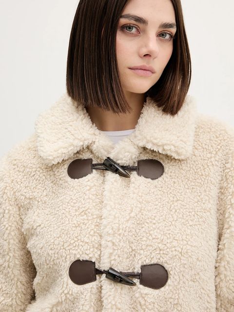 Hollister Co. kurtka kolor beżowy przejściowa KI344-5064-100