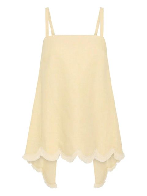 Posse Essie scalloped-hem tank-top - Neutrals - zdjęcie produktu nr 1