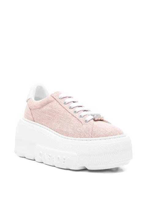 Casadei Nexus platform embellished sneakers - Pink - zdjęcie produktu nr 2