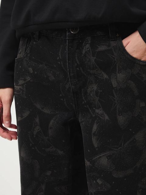 Medicine jeansy bawełniane damskie kolor czarny