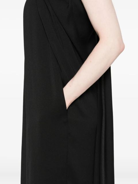 Lanvin knot-detail sleeveless dress - Black