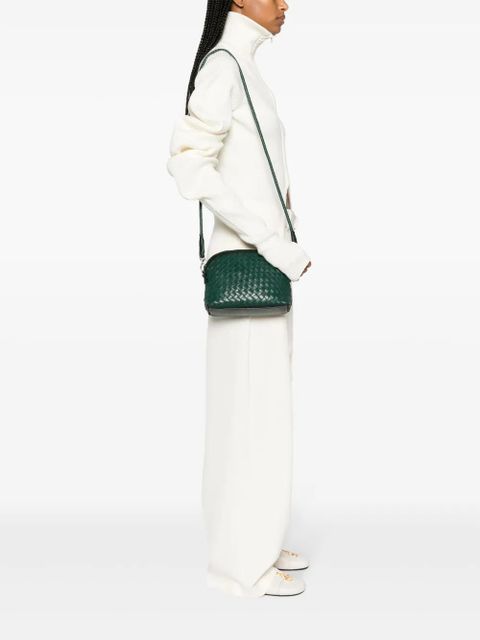 DRAGON DIFFUSION Chunky Fellini leather crossbody bag - Green