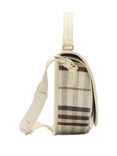 Burberry Highlands plaid tote bag - Neutrals