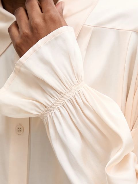 Silvian Heach koszula BOTHA damska kolor beżowy relaxed z kołnierzykiem klasycznym GPA25318CA