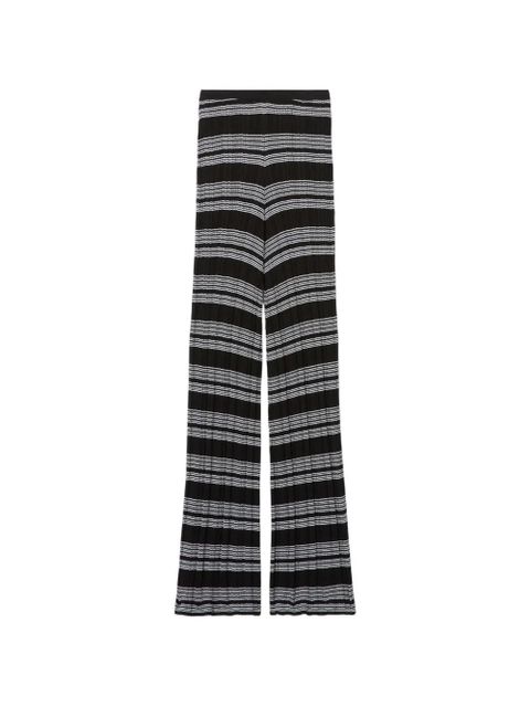 Claudie Pierlot striped slim-fit trousers - Black - zdjęcie produktu nr 1