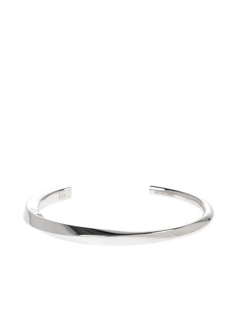 Jacquemus Le Bracelet Tourni twisted silver bangle - zdjęcie produktu nr 1