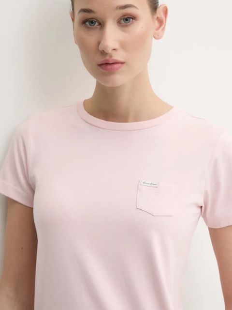 Guess Jeans t-shirt damski kolor różowy W5RI52 J1314