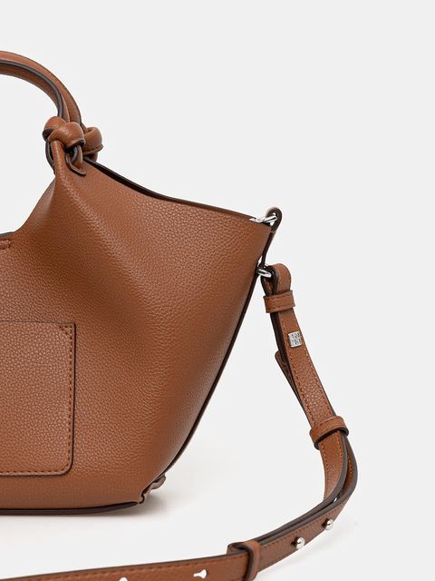 Dkny torebka PAULA kolor brązowy R53BAM60