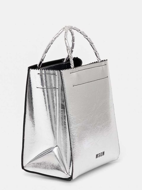 MSGM torebka kolor srebrny 3741MDZ11.789