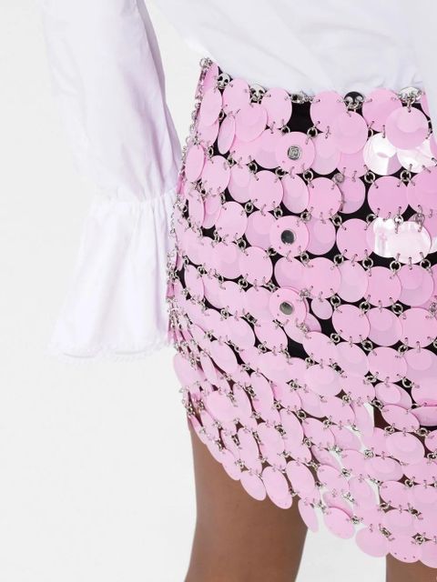 Rabanne chainmail mini skirt - Pink - zdjęcie produktu nr 2