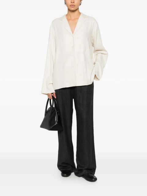 TOTEME monogram flannel top - Neutrals - zdjęcie produktu nr 2