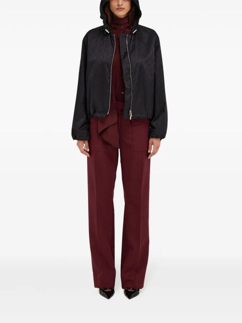 Ferragamo Monogram wind jacket - Black