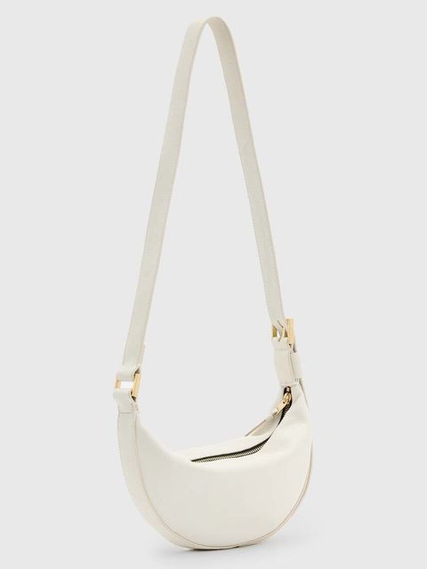 AllSaints torebka skórzana HALF MOON - zdjęcie produktu nr 1