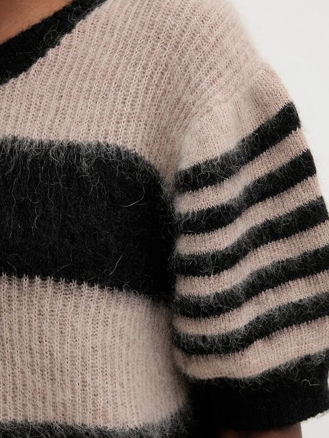 AllSaints sweter z dodatkiem wełny CLEM damski kolor czarny W015KD