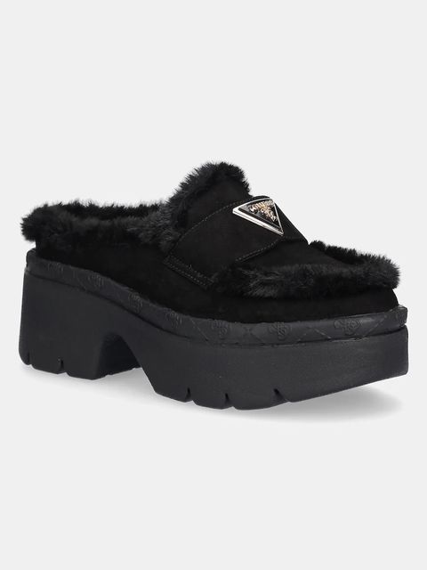 Guess kapcie BRIDEEN kolor czarny FLFBRI ESU06 - zdjęcie produktu nr 1