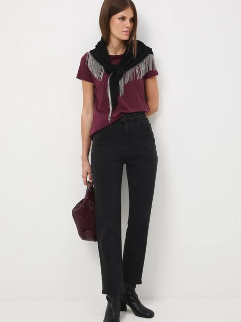 Medicine jeansy damskie kolor czarny - zdjęcie produktu nr 2