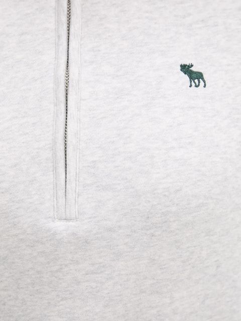 Abercrombie & Fitch bluza damska kolor szary melanżowa KI152-5418-912