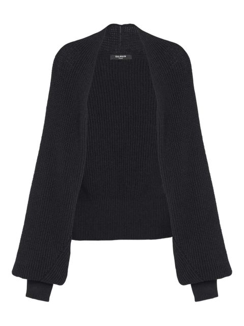 Balmain ribbed cardigan - Black - zdjęcie produktu nr 1