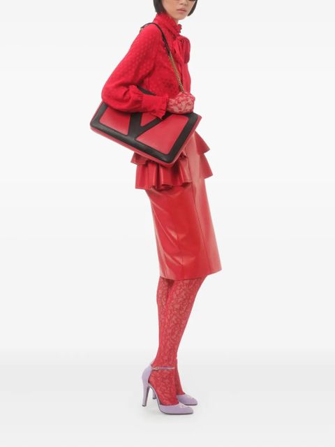 Valentino Garavani logo-embellished tote bag - Red