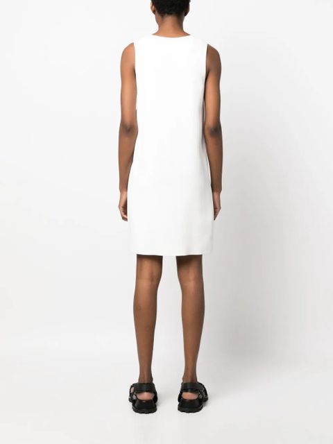 Jil Sander sleeveless shift dress - White