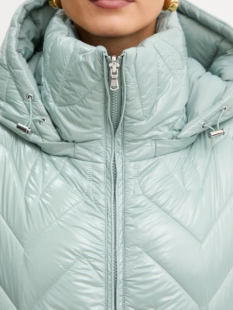 Patrizia Pepe kurtka kolor turkusowy zimowa 2O0189 A647