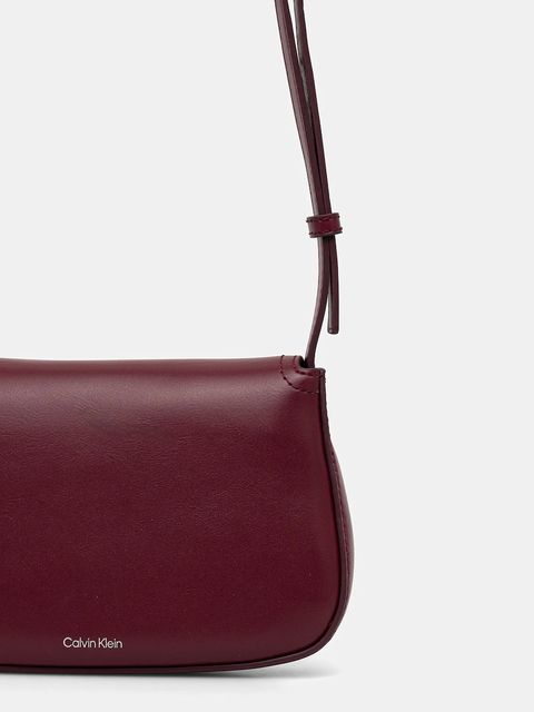 Calvin Klein torebka kolor bordowy LV04F3421G