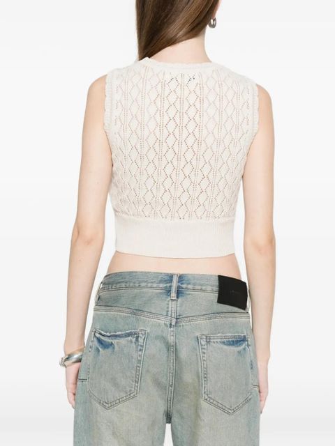 Vivienne Westwood Ella openwork vest - Neutrals