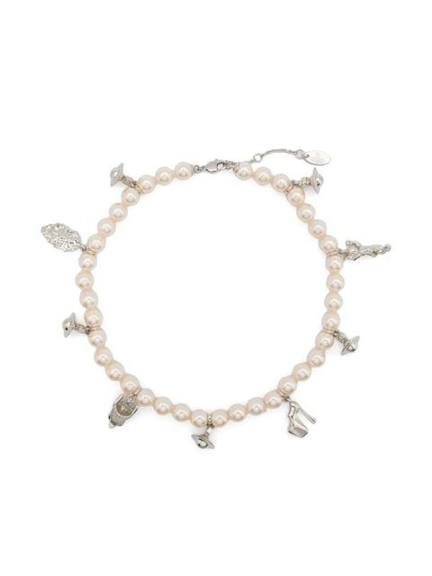 Vivienne Westwood Anglo pearl necklace - Neutrals - zdjęcie produktu nr 1