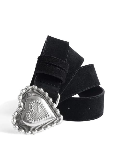 Zadig&Voltaire Santa Fe heart-buckle belt - Black - zdjęcie produktu nr 2