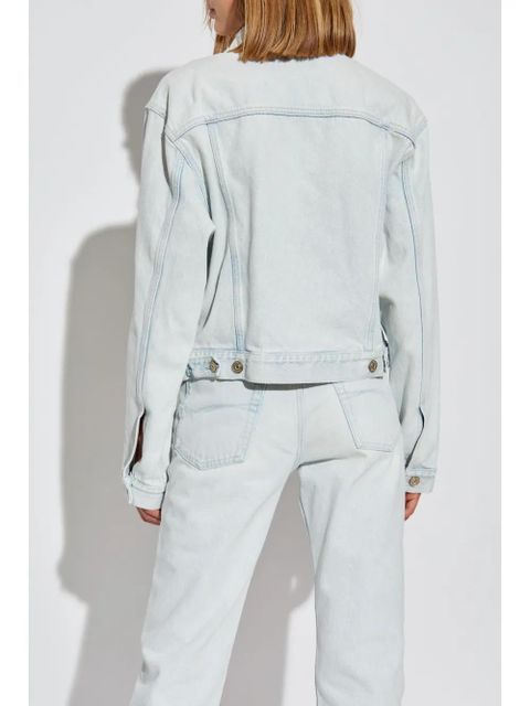 Balenciaga washed-denim jacket - Blue