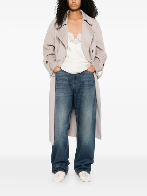 Róhe lace V-neck top - Neutrals - zdjęcie produktu nr 2