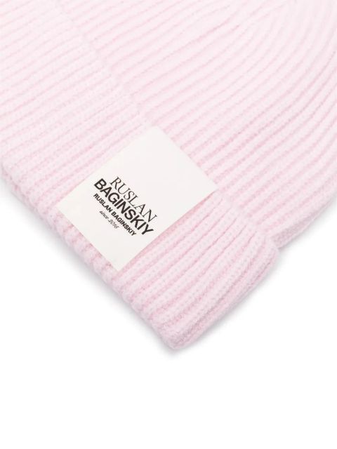 Ruslan Baginskiy ribbed-knit beanie - Pink - zdjęcie produktu nr 2