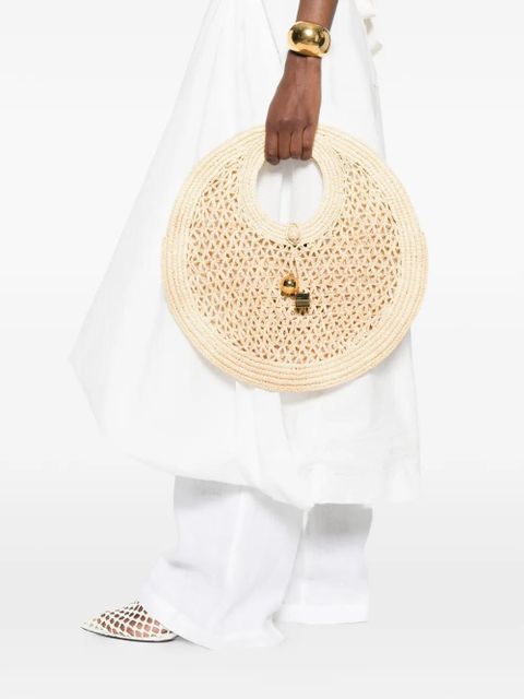 Jacquemus small The Spiaggia raffia tote bag - Neutrals - zdjęcie produktu nr 2