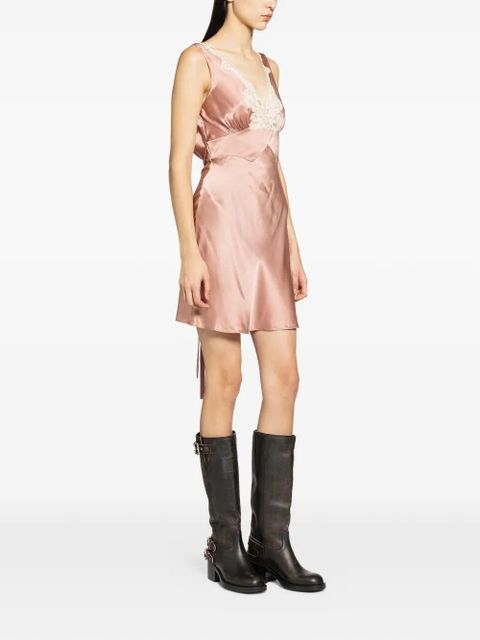 Chloé lace sleeveless mini dress - Pink - zdjęcie produktu nr 2