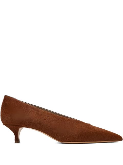 Le Monde Beryl 40mm Babouche Kitten pumps - Brown - zdjęcie produktu nr 1