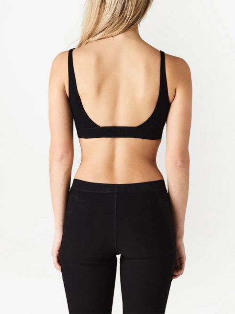 TOM FORD Signature logo-tape bralette - Black - zdjęcie produktu nr 2