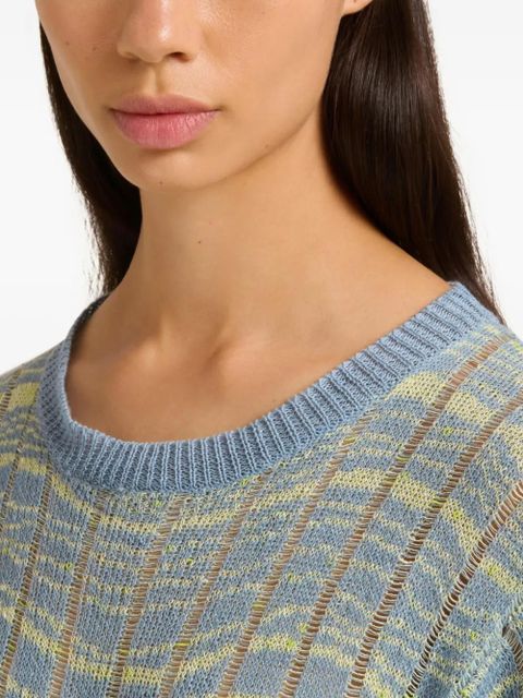 Marni slit maxi dress - Blue