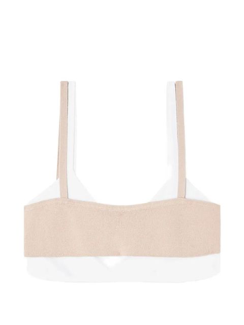 Diesel M-Zelda ribbed panelled top - White - zdjęcie produktu nr 1