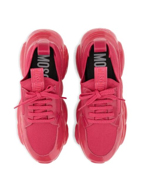 Moschino logo sneakers - Pink