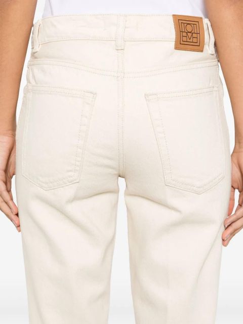 TOTEME low-rise slim-fit jeans - Neutrals