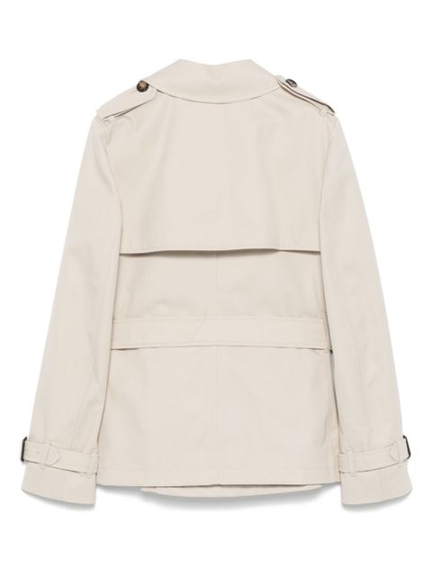 Burberry double-breasted trench jacket - Neutrals - zdjęcie produktu nr 2