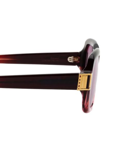 Marni Eyewear rectangle sunglasses - Purple - zdjęcie produktu nr 2