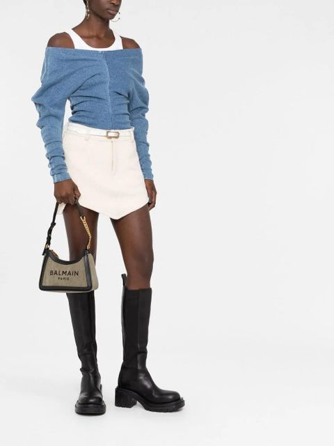 Balmain B-Army 26 shoulder bag - Green - zdjęcie produktu nr 2