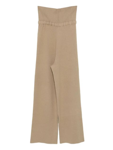 Aya Muse ribbed knitted trousers - Neutrals - zdjęcie produktu nr 2