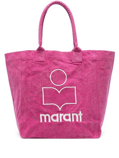 ISABEL MARANT Yenky organic cotton tote bag - Pink - zdjęcie produktu nr 1